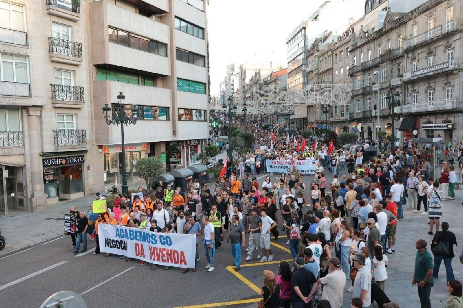 Galería | Vigo se suma a las protestas por una vivienda digna