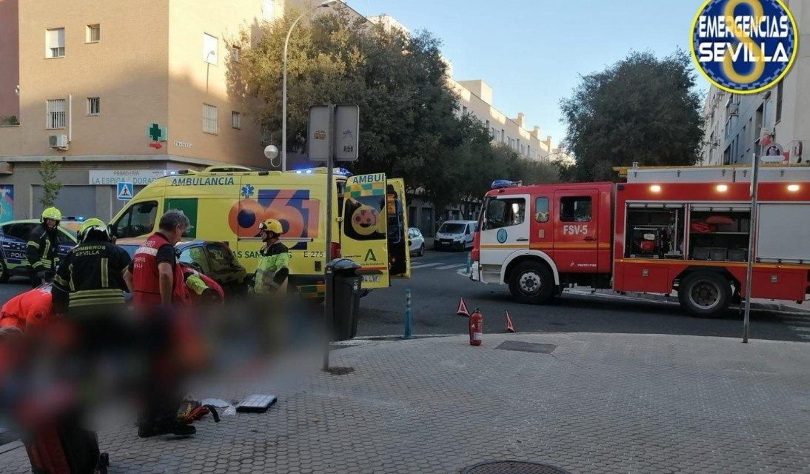 Imagen de archivo del servicio de Emergencias de Sevilla.