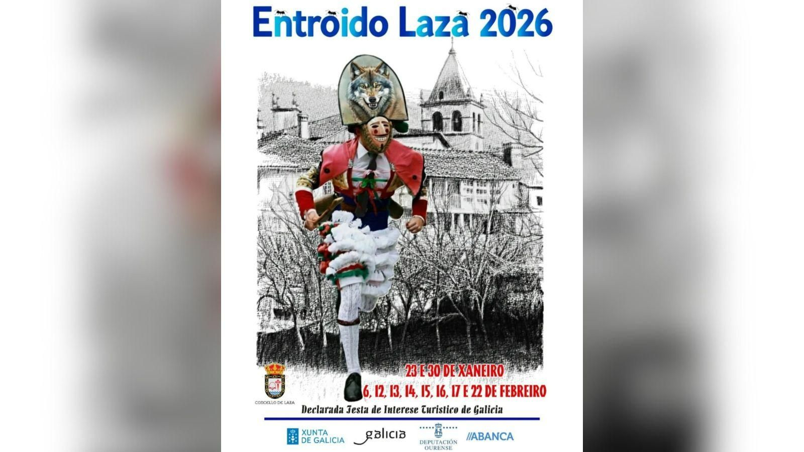 Cartel del Entroido de Laza de este 2026.