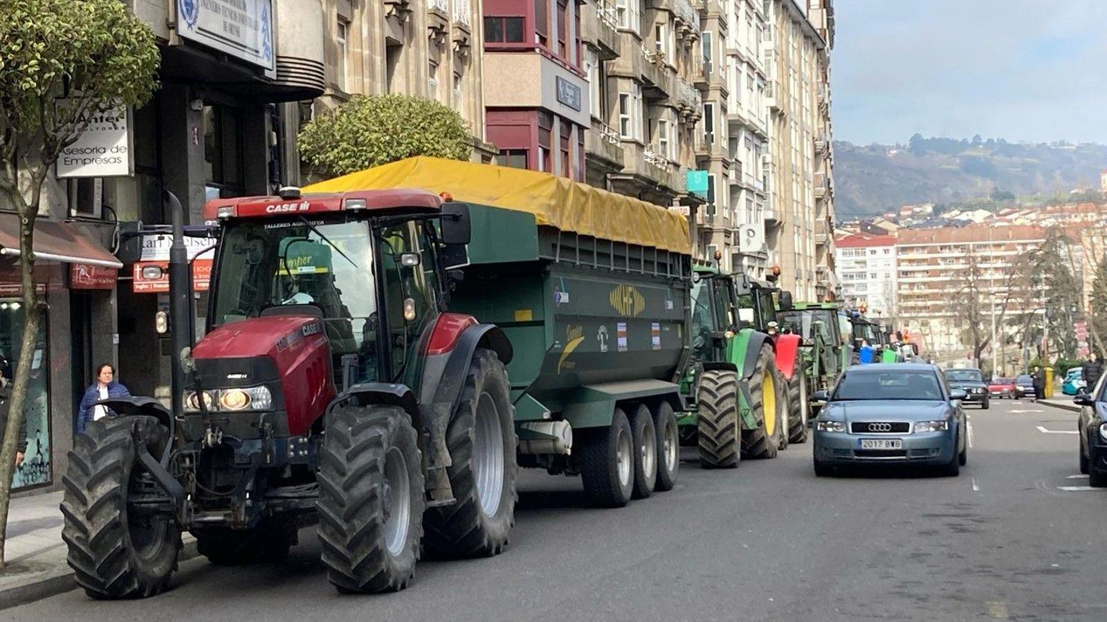 Los tractores vuelven a la ciudad de Ourense.