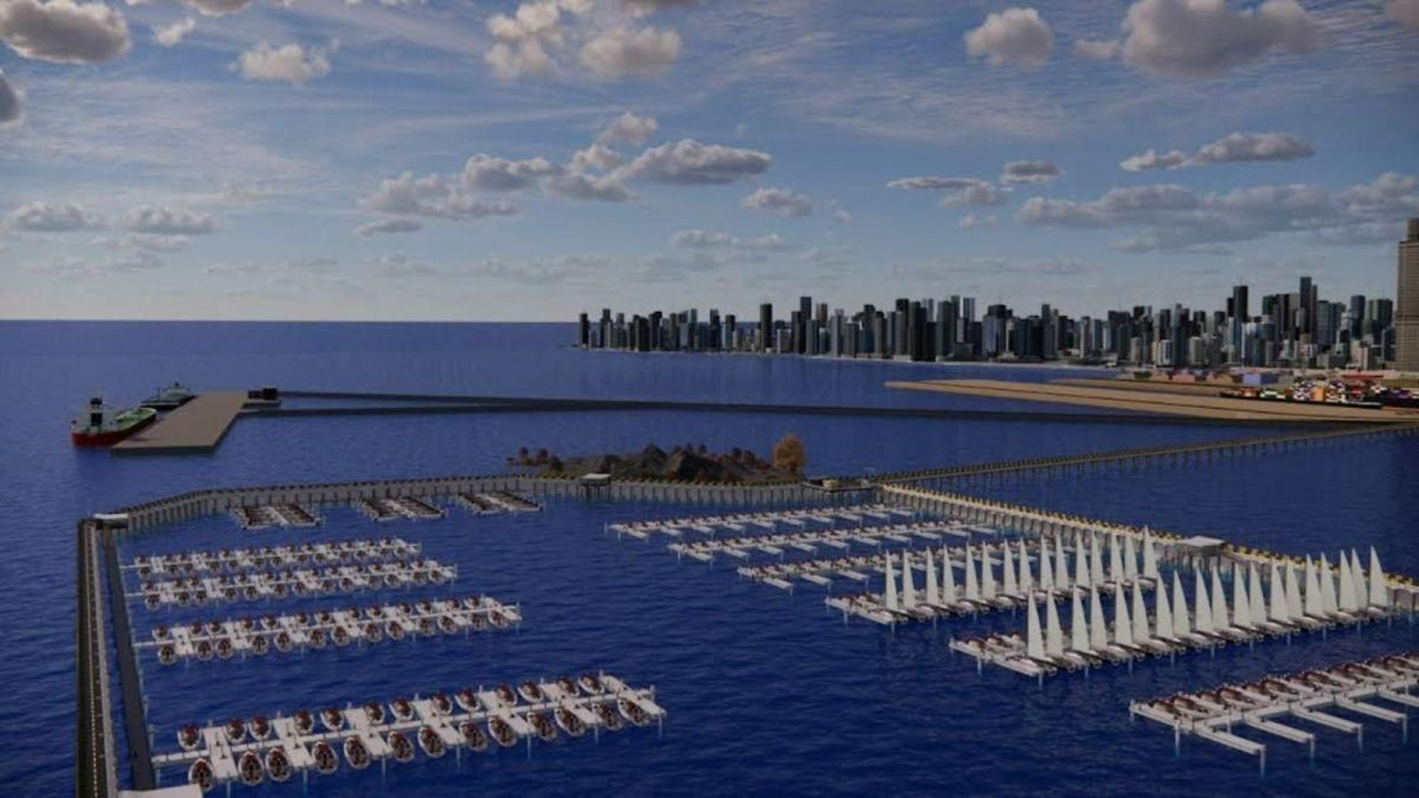 Proyecto de nueva marina en India