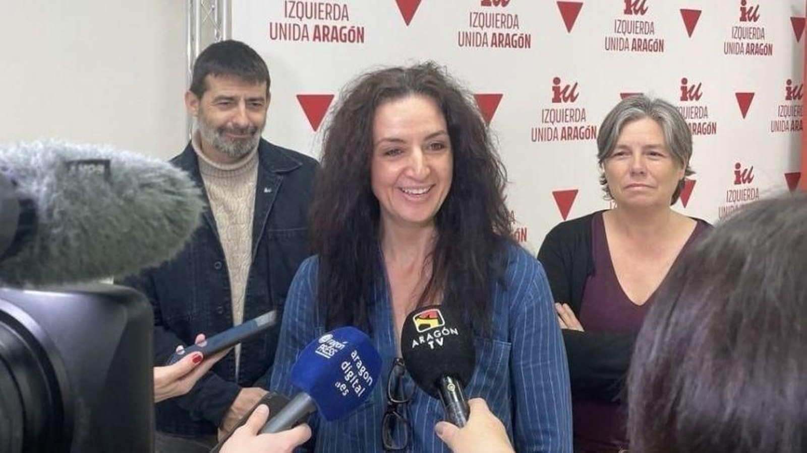 La coordinadora de IU Aragón, Marta Abengochea, candidata de la coalición con Sumar.