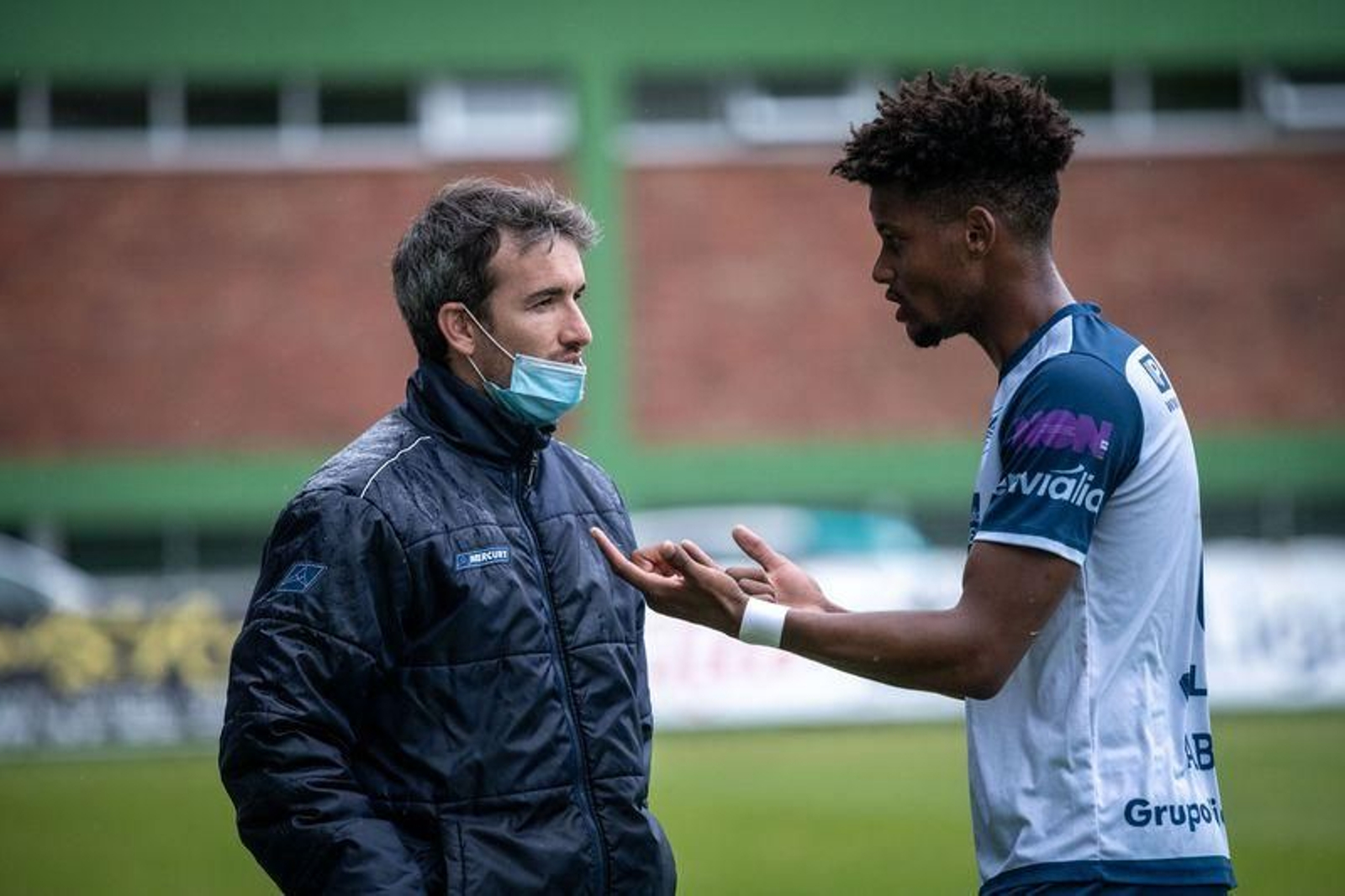 Rubén Domínguez y Jerin, del Ourense CF. (FOTO: ÓSCAR PINAL)