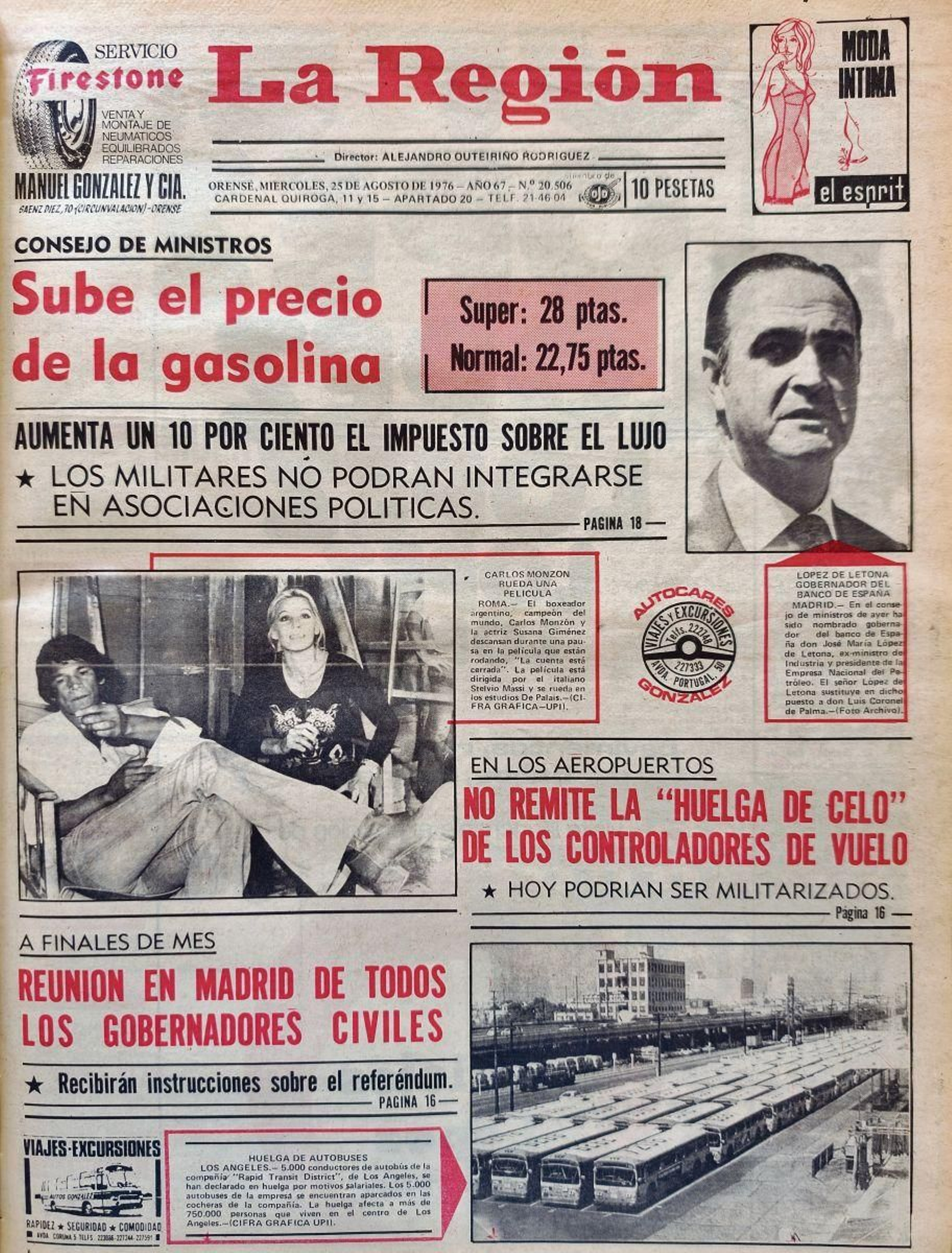 Primera página de 1976