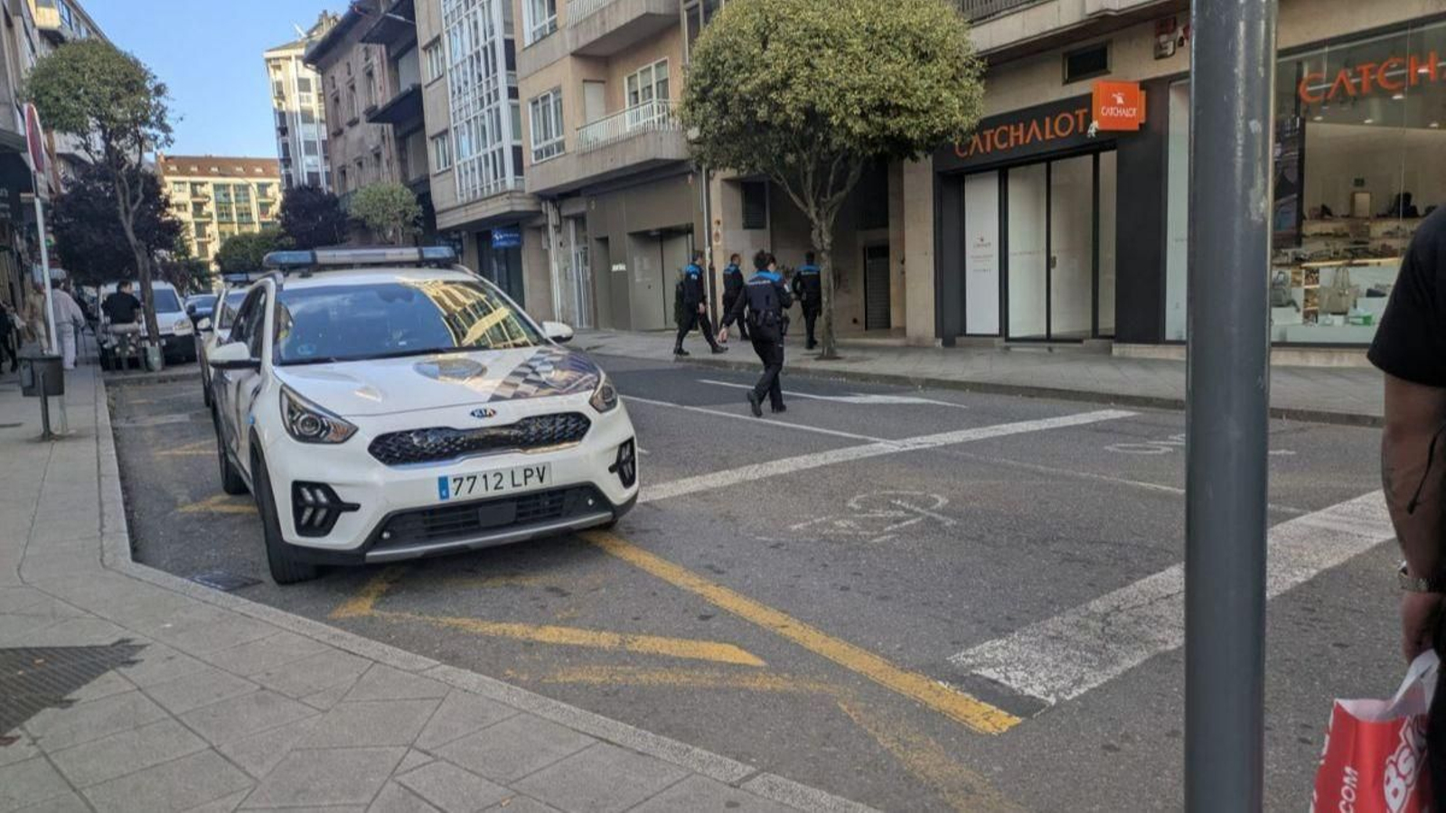 La Policía Local interviene en Saénz Díez.
