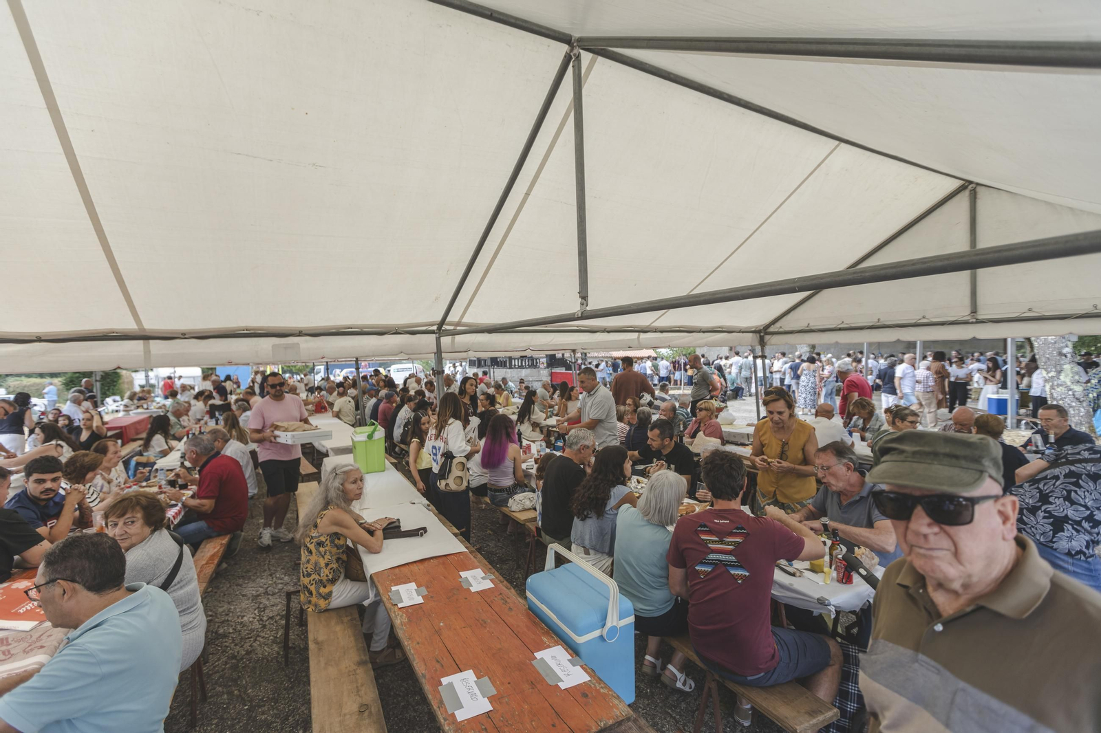 Galería |  Casi mil chuletones servidos este año en la fiesta de Garabás