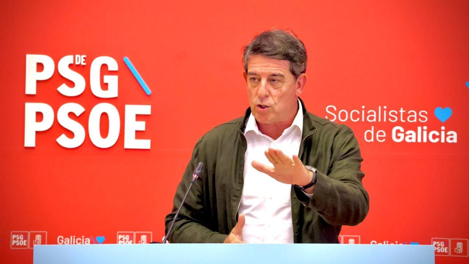 Besteiro, onte en rolda de prensa.