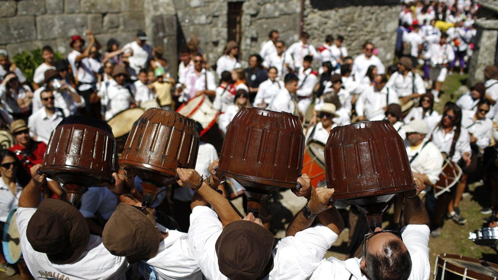 Una imagen de archivo de las Festas do Monte en A Guarda.