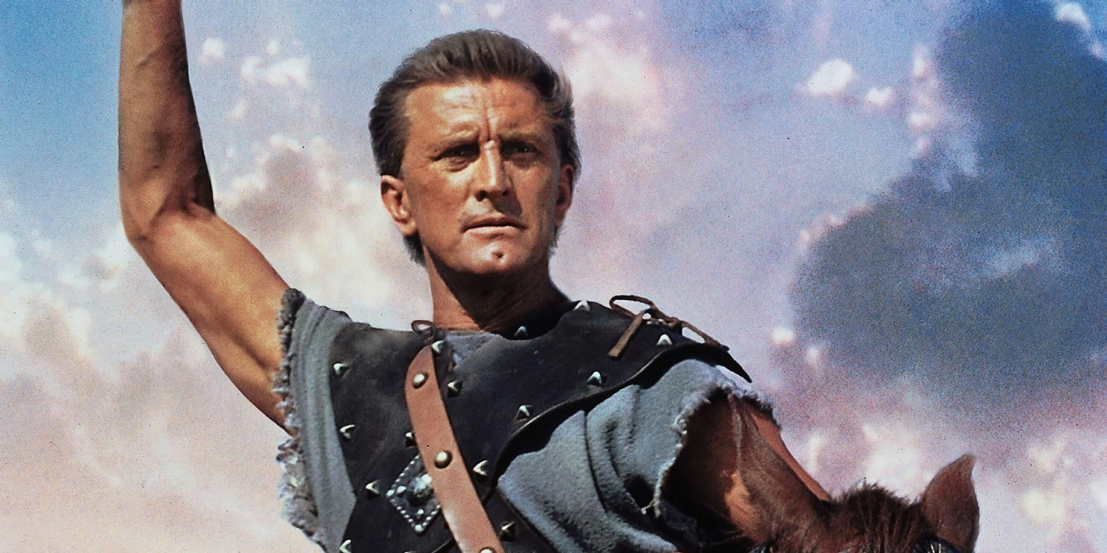 Kirk Douglas como Espartaco.