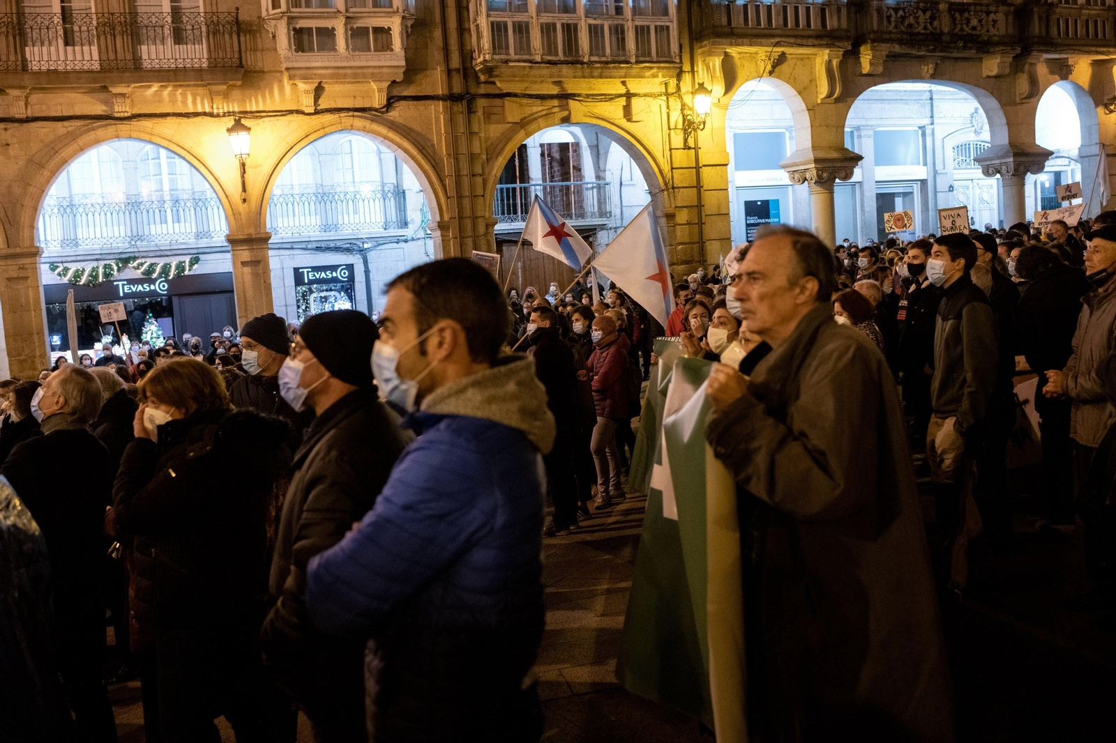 La manifestación de SOS Ourense colapsa la ciudadFOTO: ÓSCAR PINAL