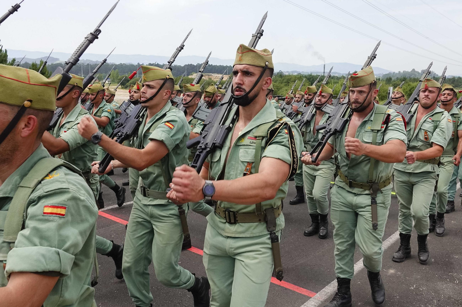 Galería | Ensayos para el acto central del Día de las Fuerzas Armadas en Vigo