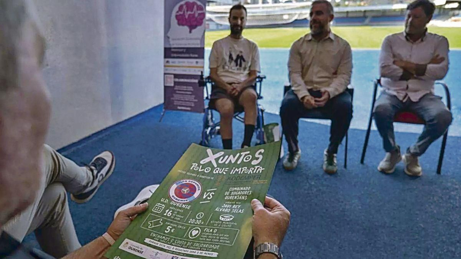 El fútbol ourensano se une contra la ELA con un partido solidario.