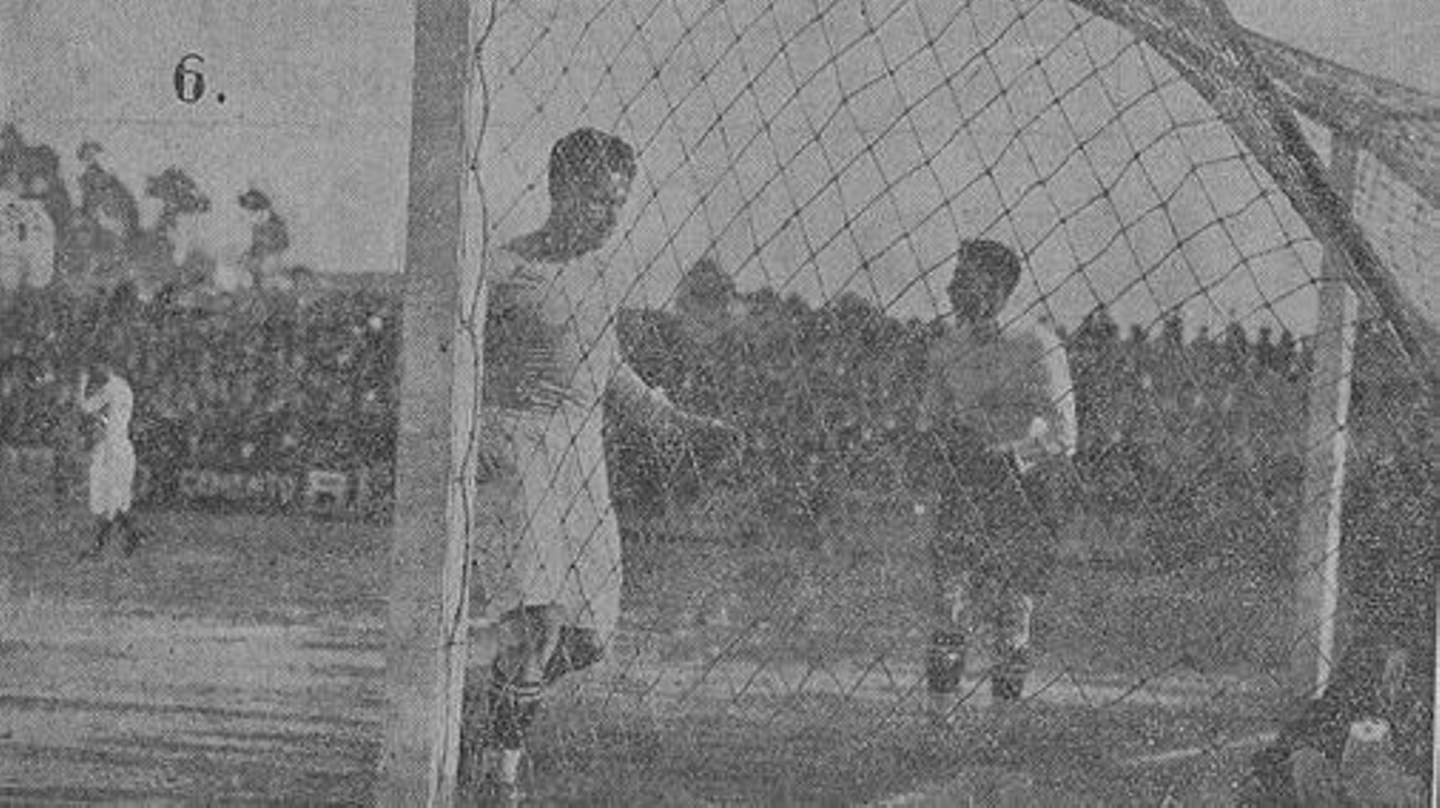 El Deportivo contra el Celta en el campo de Coia en la década de los años 20 del pasado siglo.