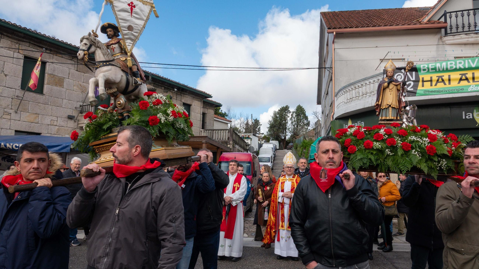 Galería | Bembrive celebra San Blas, la gran romería invernal de Vigo