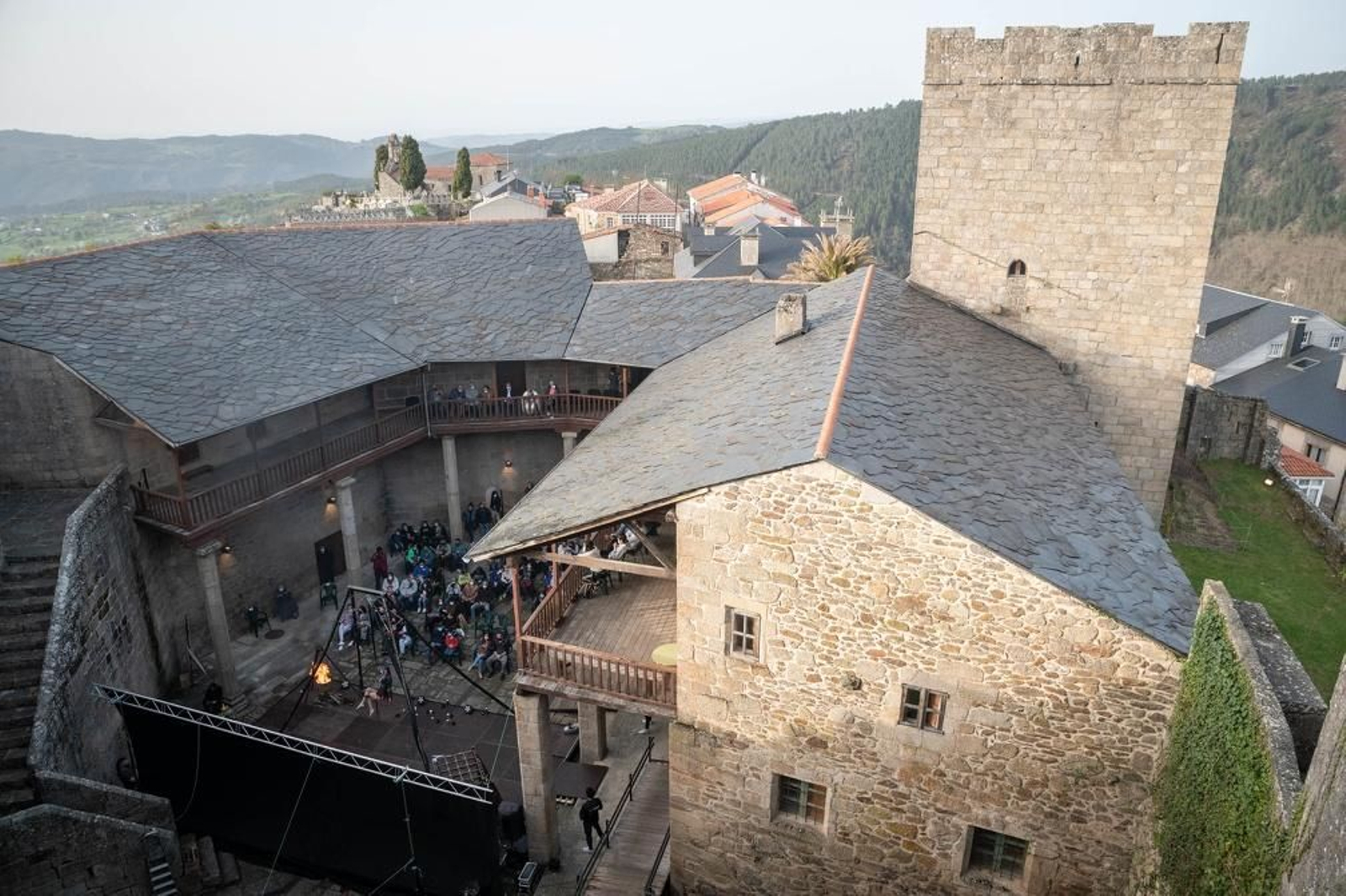 Castillo medieval de Castro Caldelas.