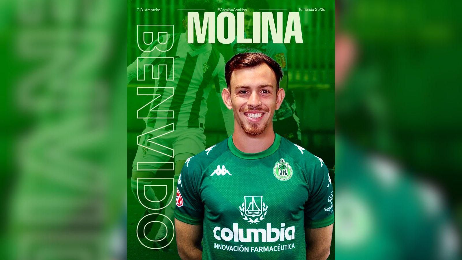 Antonio Molina, nuevo jugador del Arenteiro.
