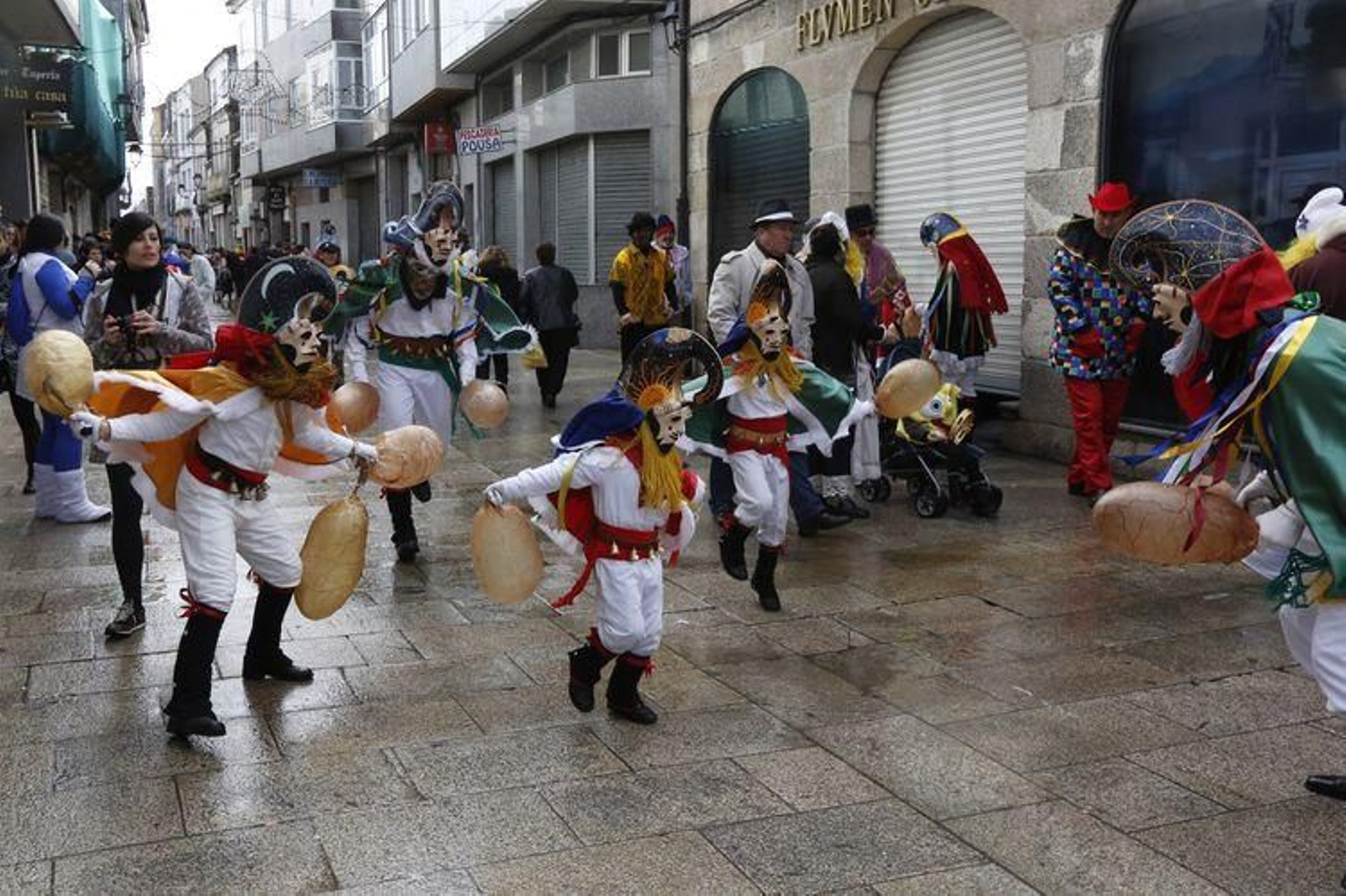 Xinzo disfrutó de su lunes de Entroido