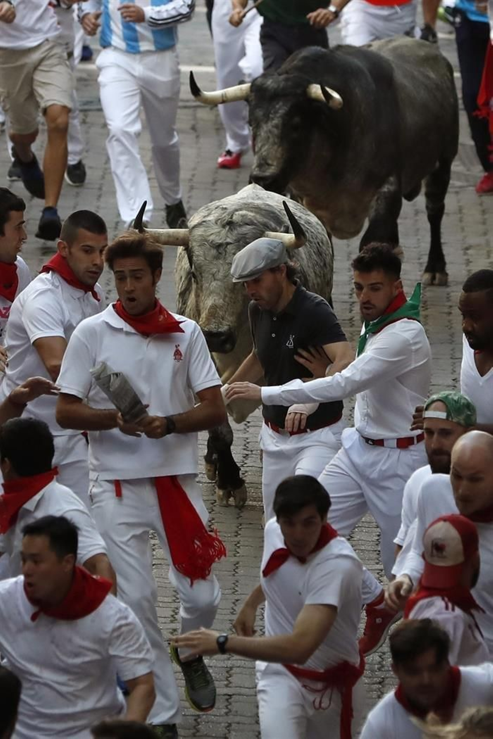 El primer encierro de los Sanfermines 12