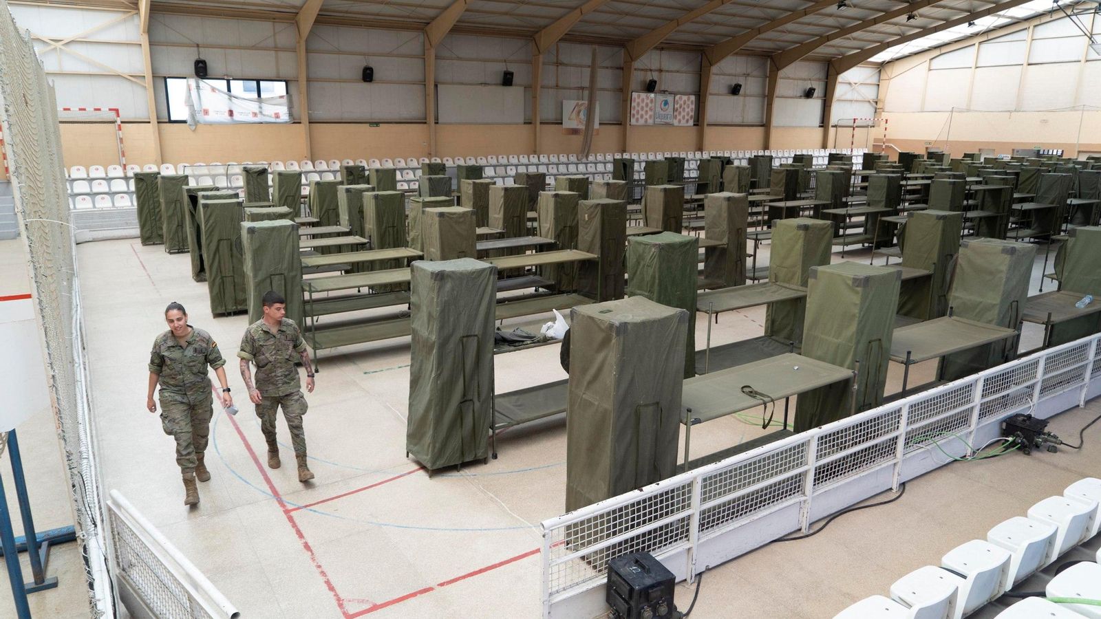 Militares en As Travesas.