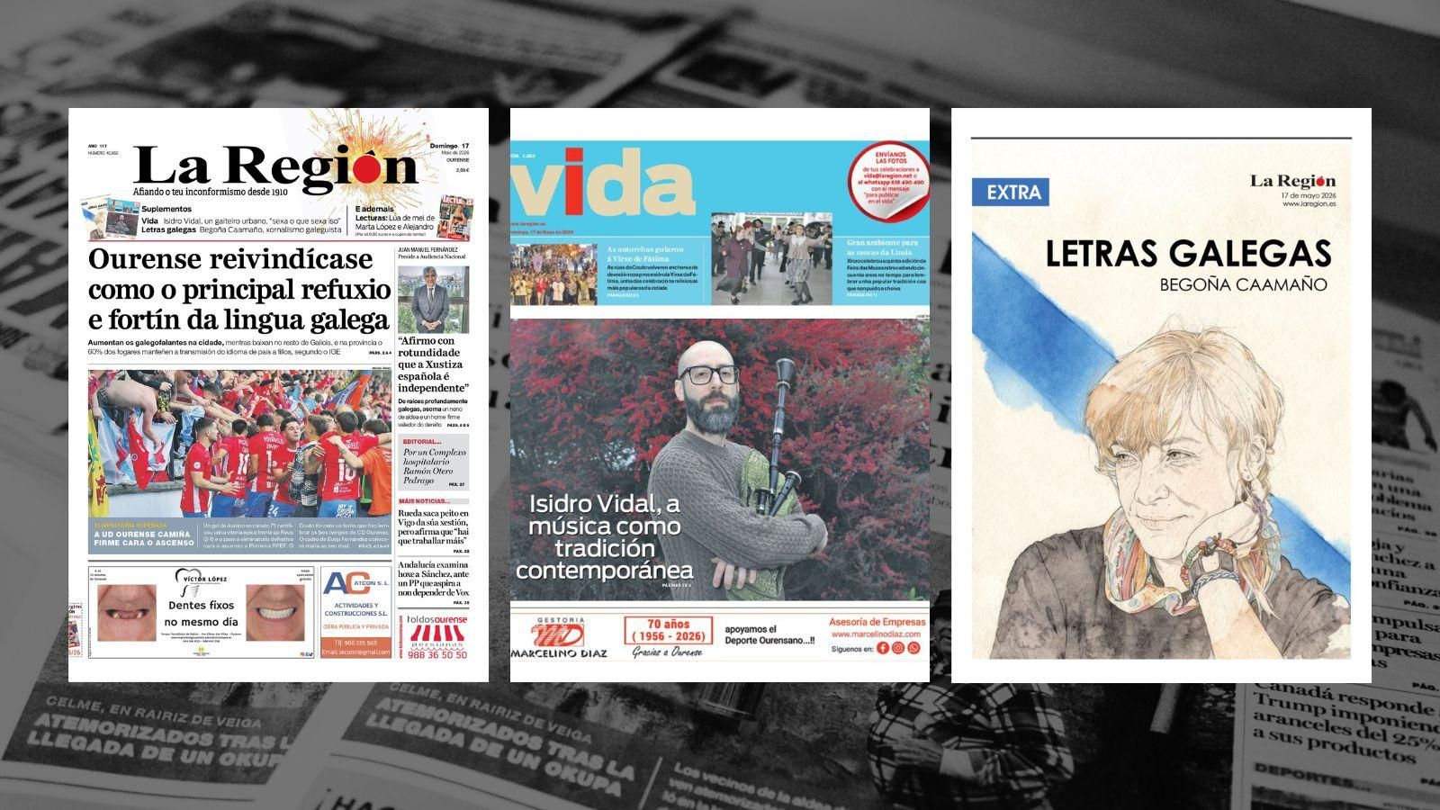 A portada de La Región.