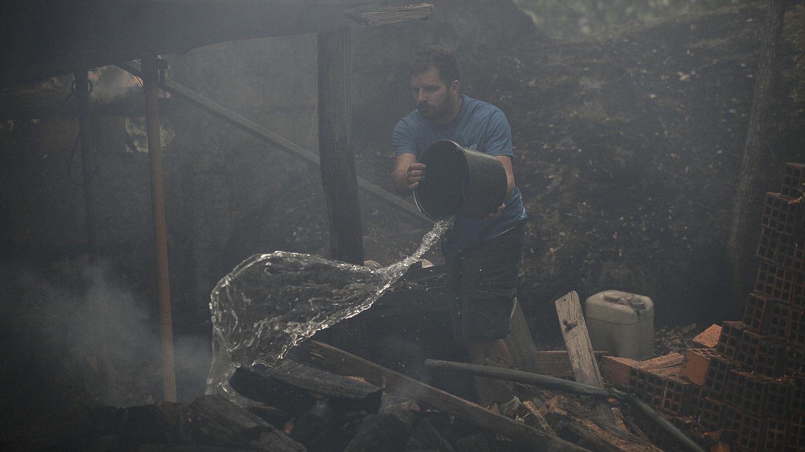 Galería | El fuego rodea Ourense