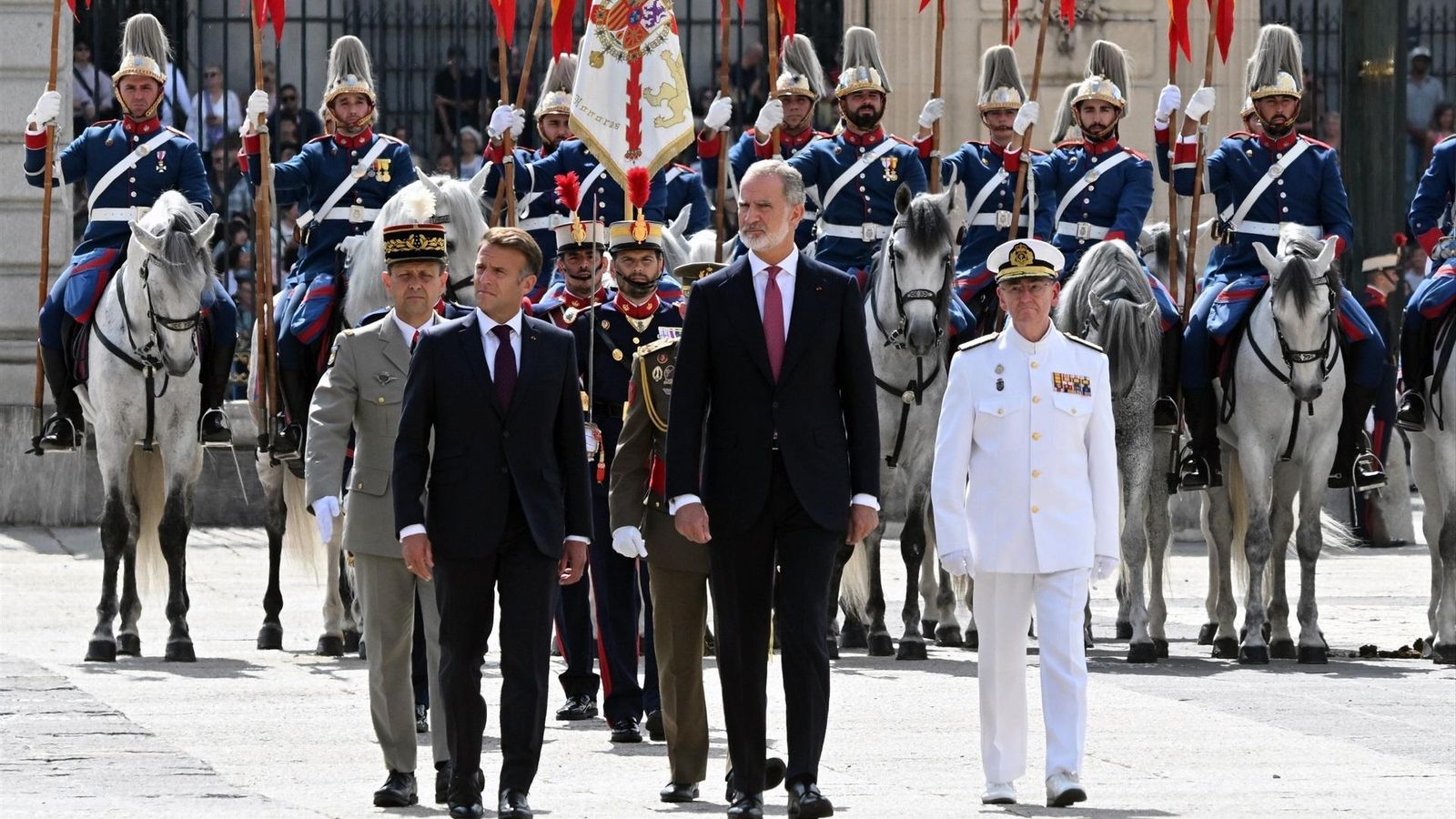 Visita del presidente de Francia, Emmanuel Macron, a España