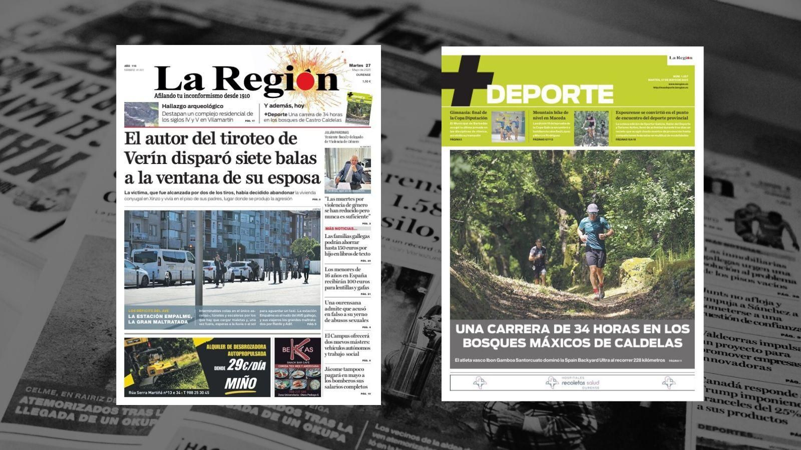 Las portadas de este martes.