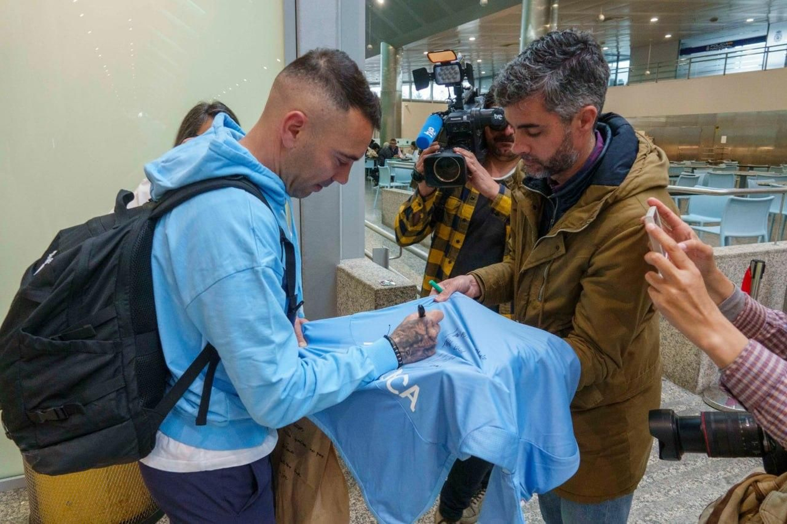 Galería | El Celta vive una intensa jornada en Friburgo antes del encuentro europeo