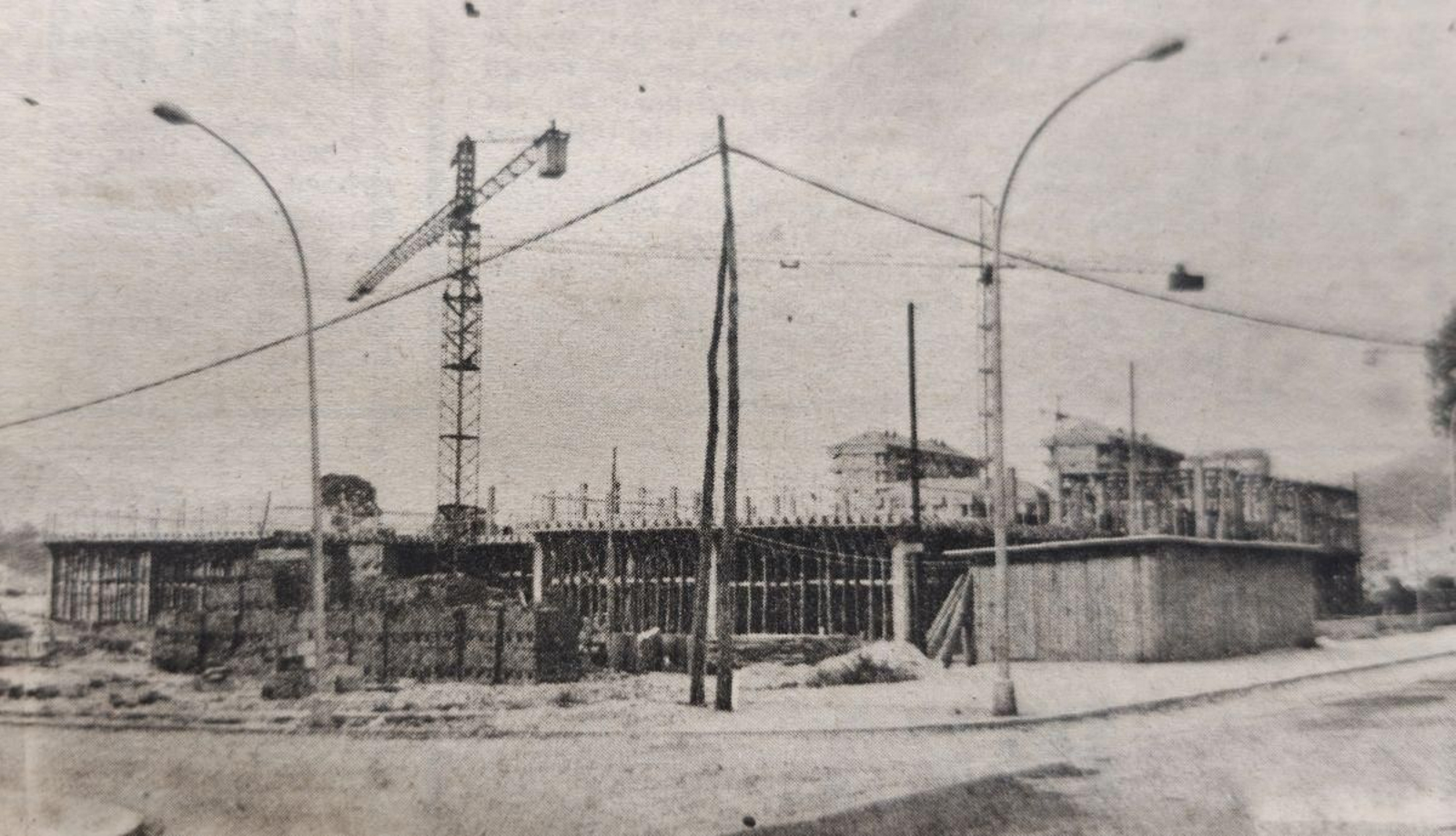 Estado de las obras del Instituto de Las Lagunas.