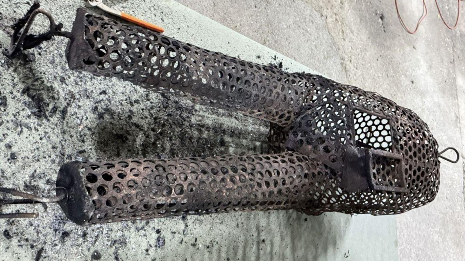 Estructura interna de los lardeiros.