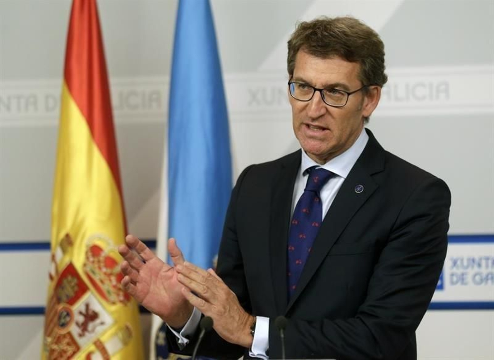 El presidente de la Xunta, Alberto Núñez Feijóo.