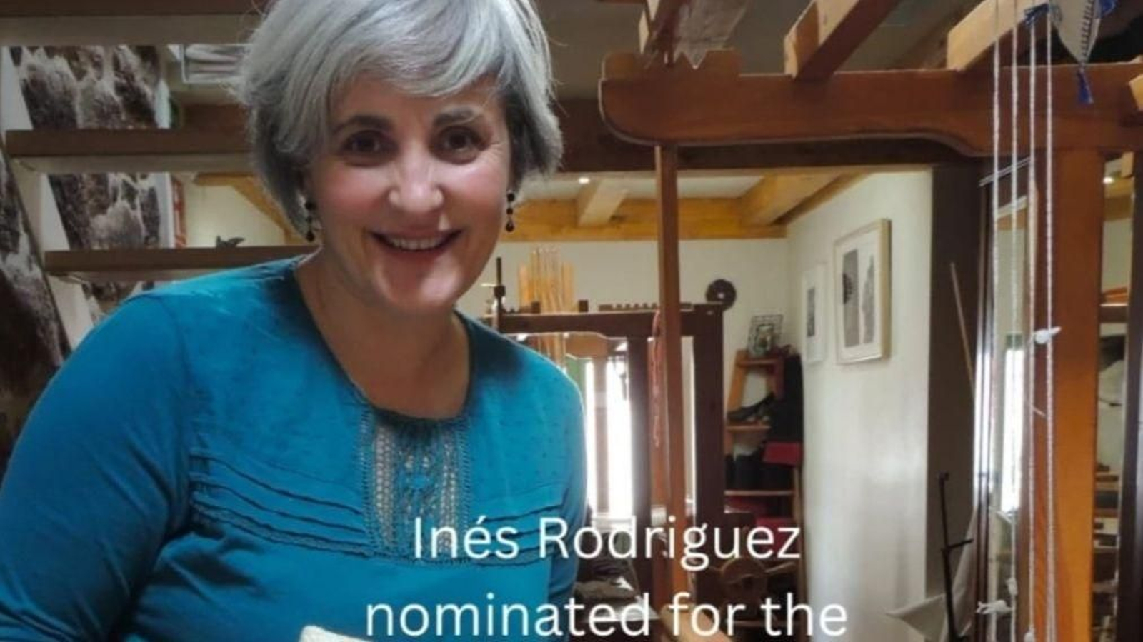 Inés Rodríguez nominada a los European Textile and Craft Award.