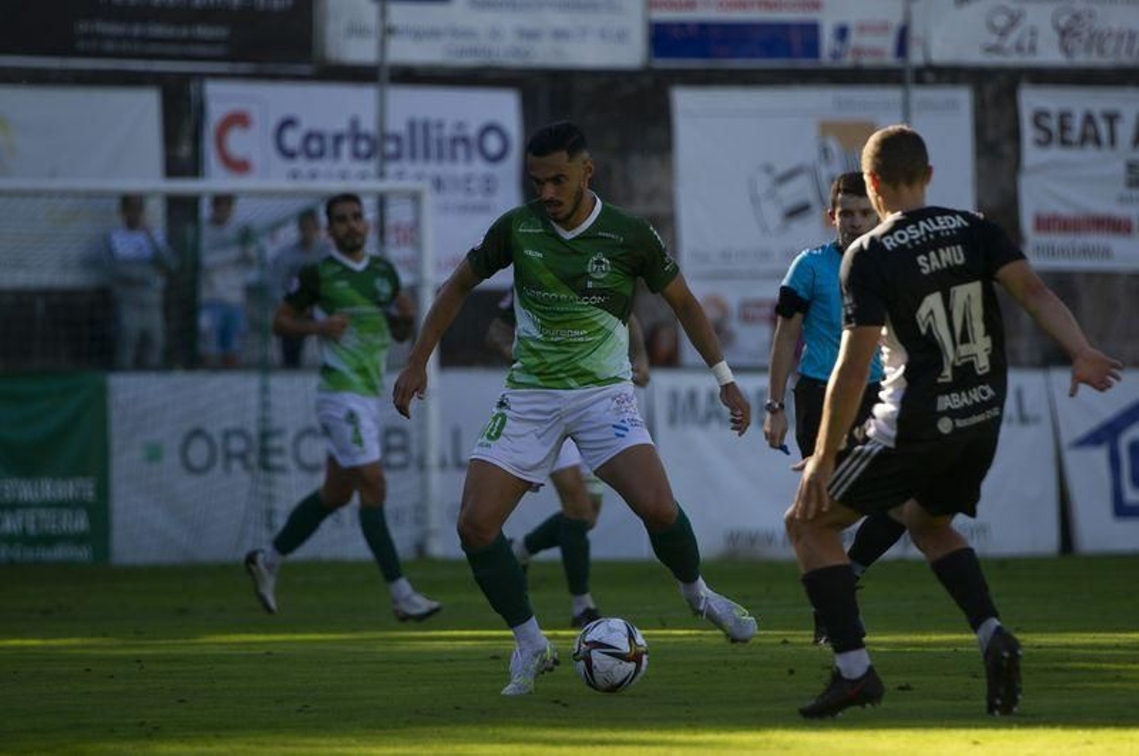 Partido entre el Arenteiro y el Compostela.