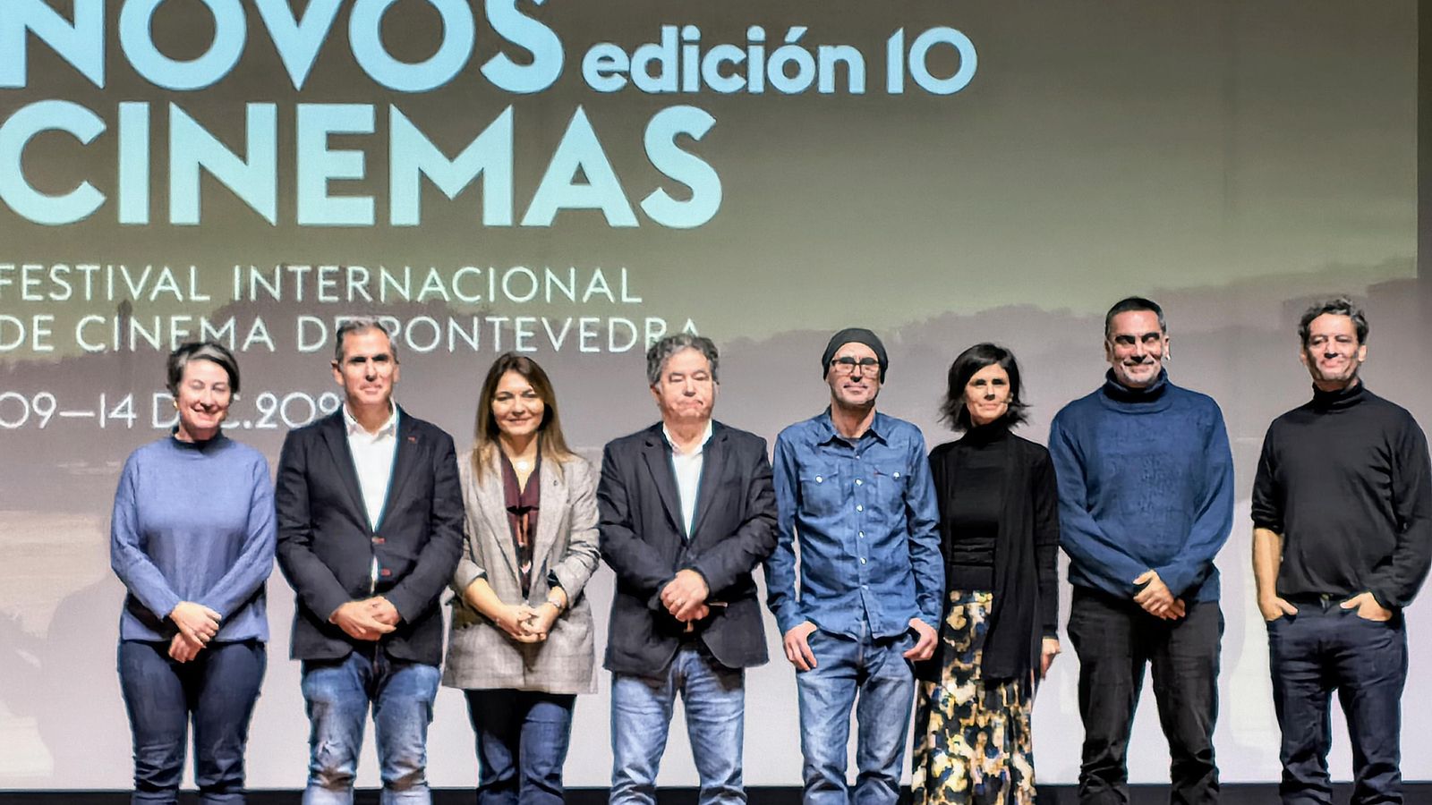 Presentación del Festival Internacional Novos Cinemas de Pontevedra en el Teatro Principal.