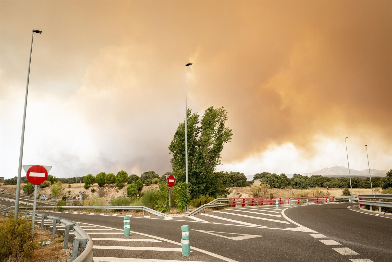 Galería | Madrid vive el incendio forestal más grande de su historia bajo un gran manto de humo