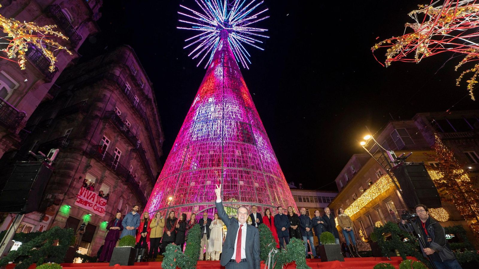 Galería | Vigo se ilumina con las luces de Navidad 2025