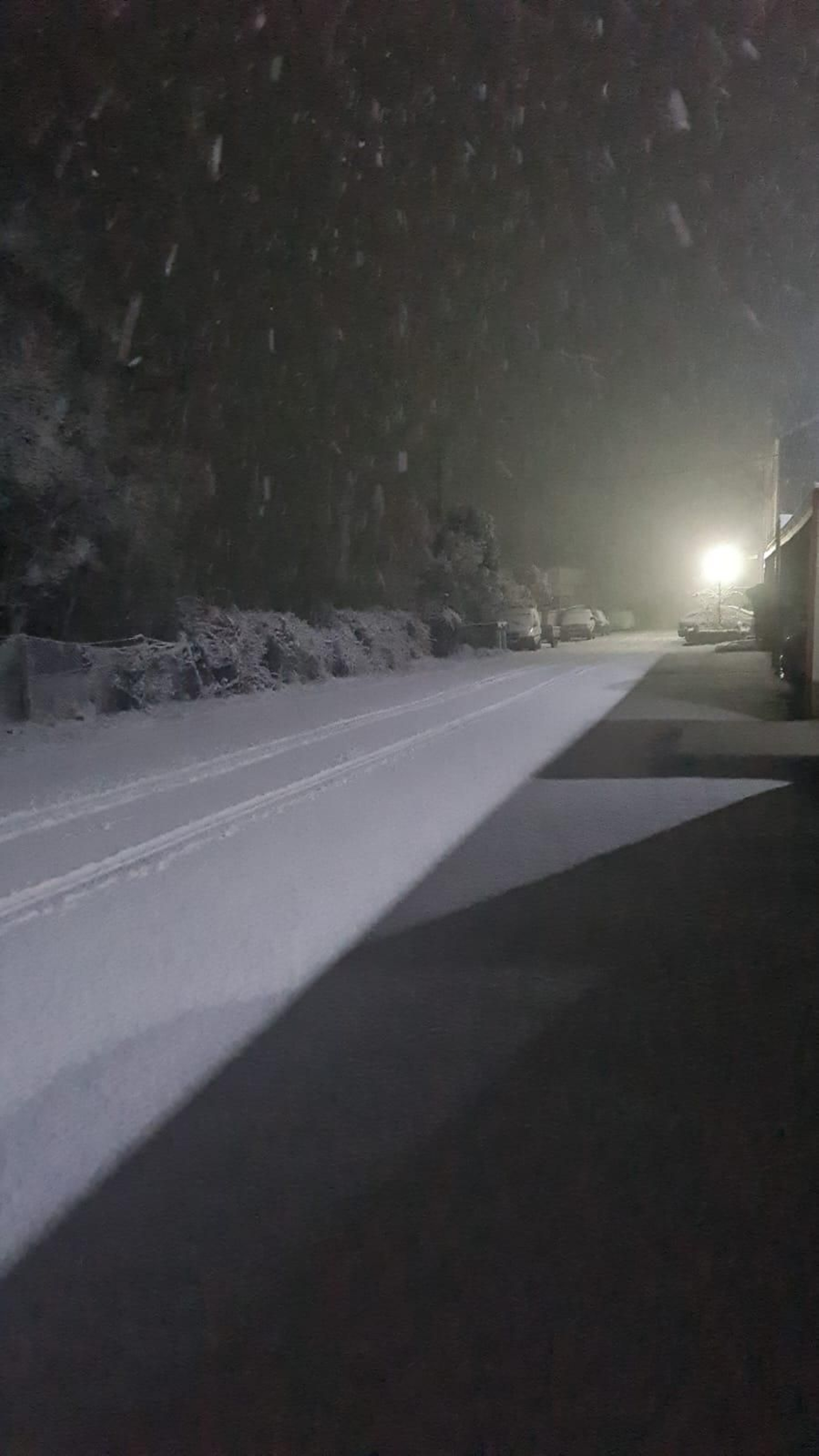 Nieve en la provincia de Ourense