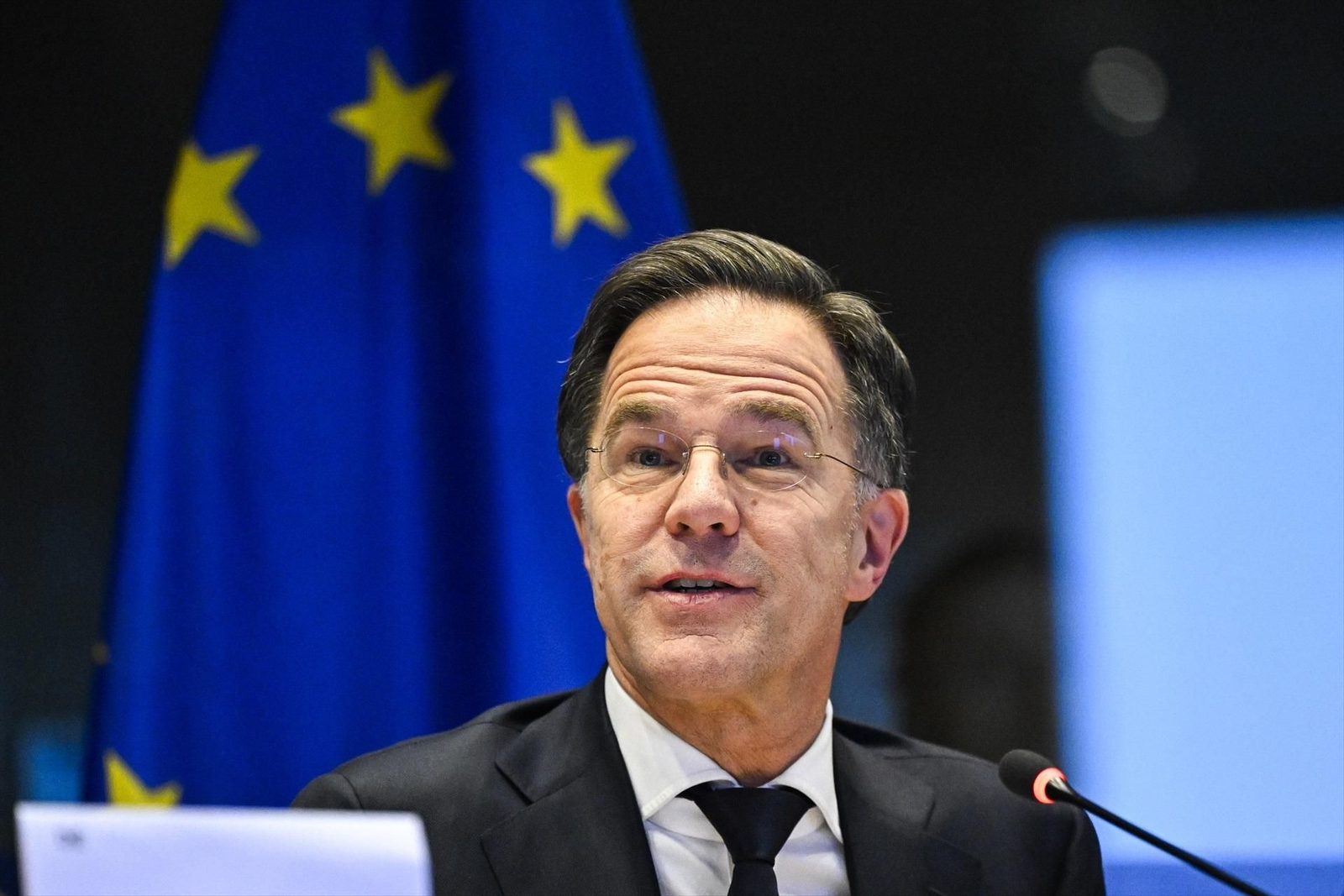 El secretario general de la OTAN, Mark Rutte