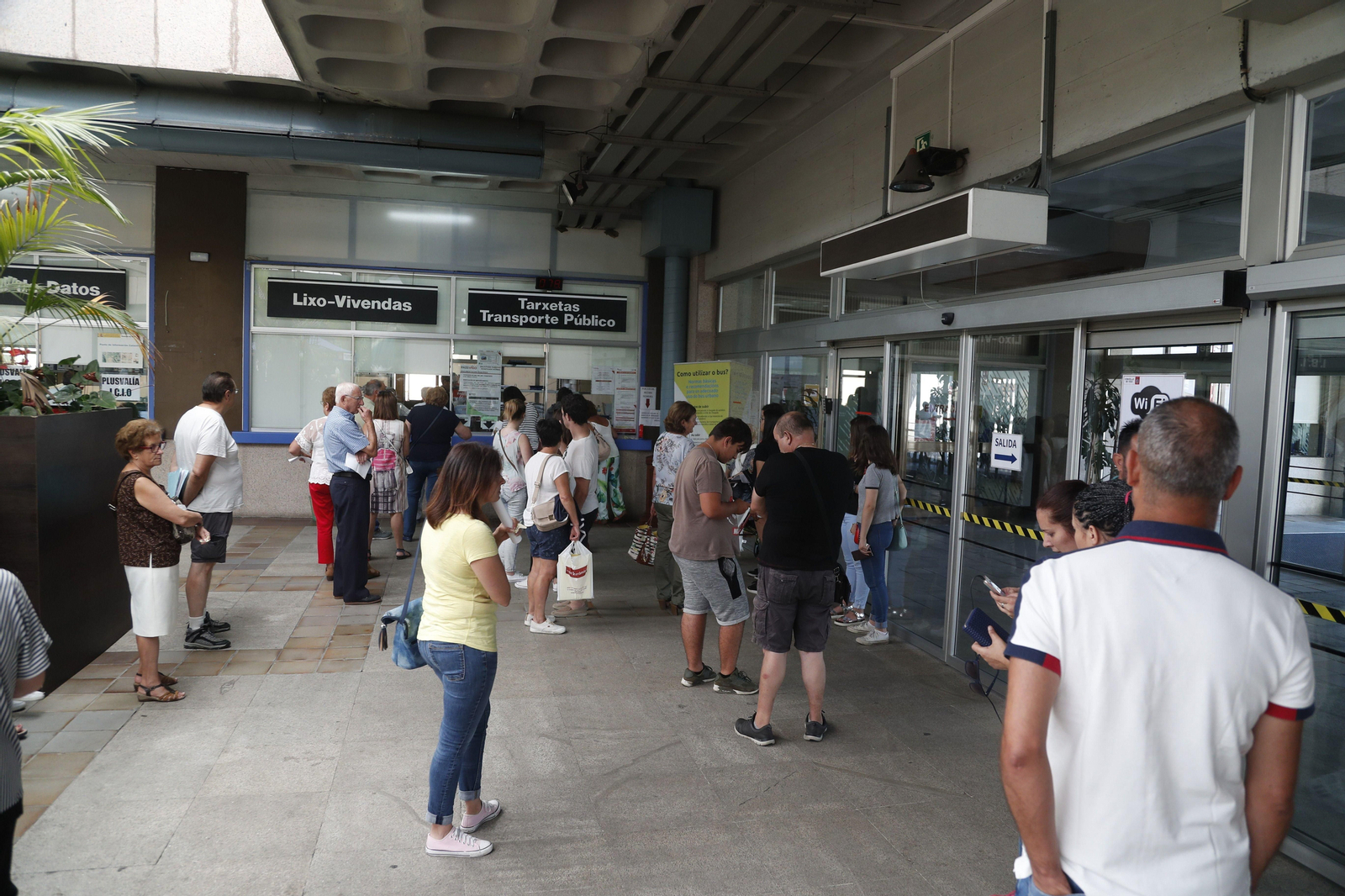El Concello de Vigo ha sido destacado por la información que traslada a los ciudadanos. En la foto, la lonja del Concello.