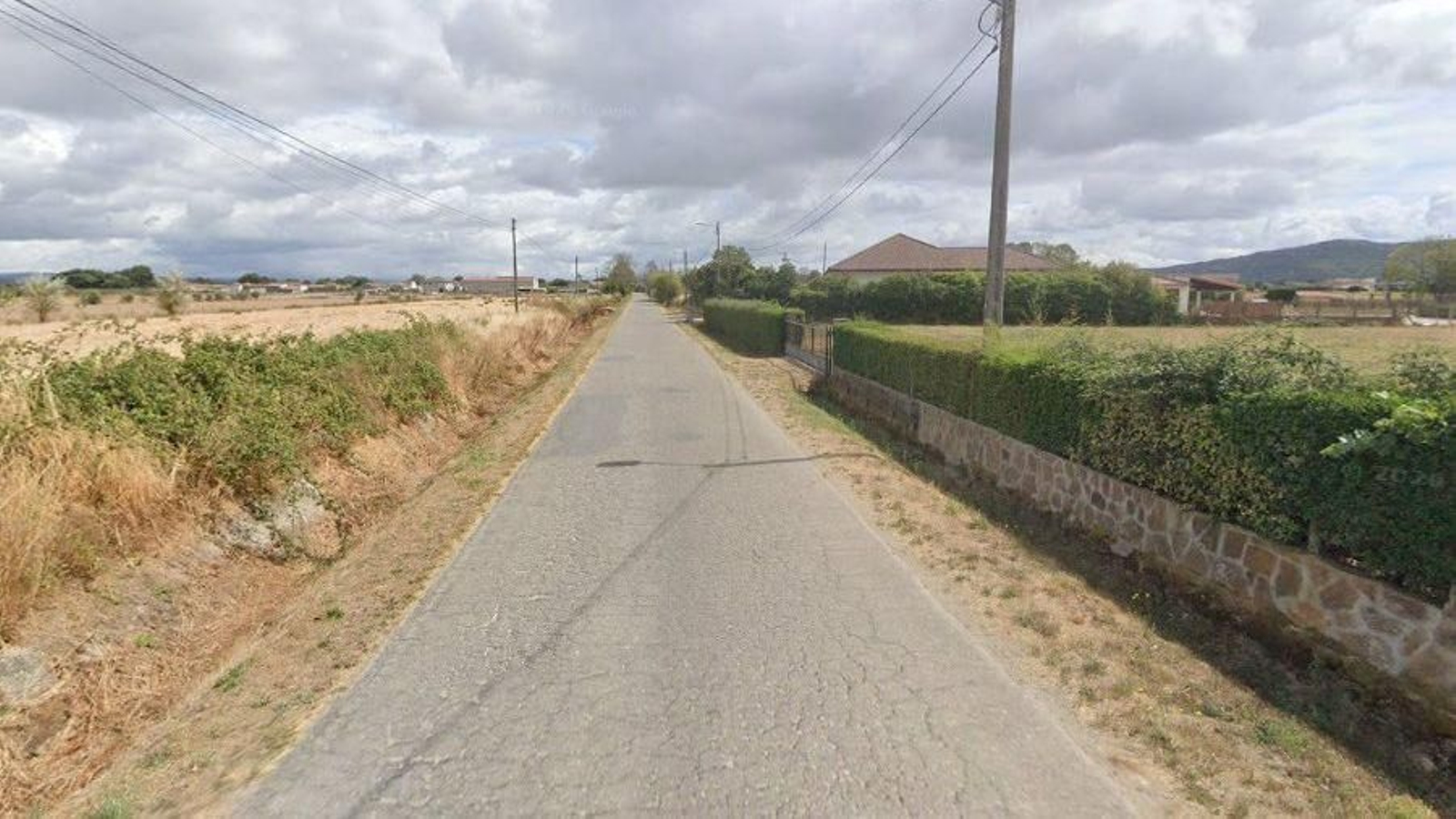 Imagen de Manga de Arriba, en Lamas (Xinzo de Limia), lugar donde se produjo el accidente mortal