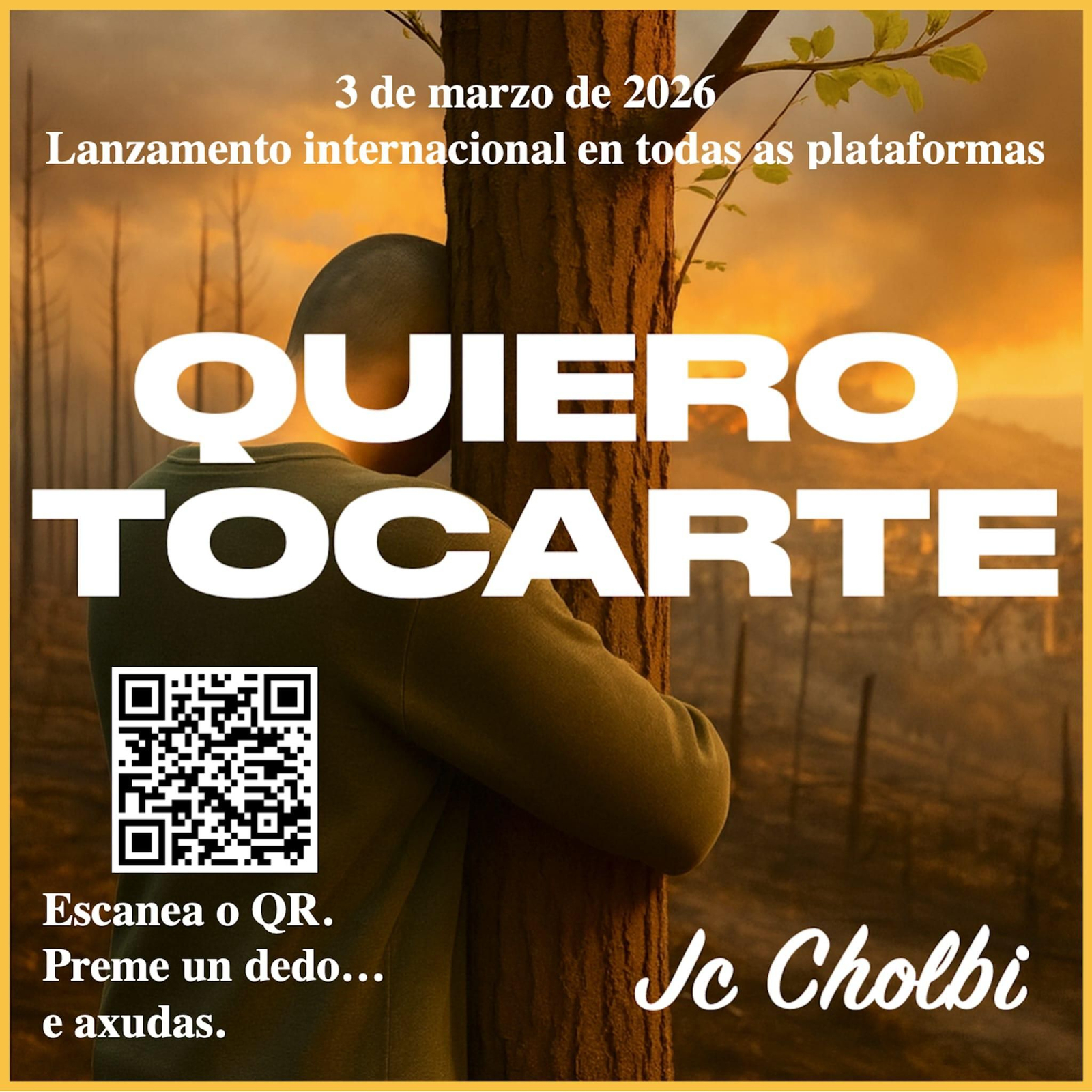 El código QR a través del cual se puede escuchar la canción