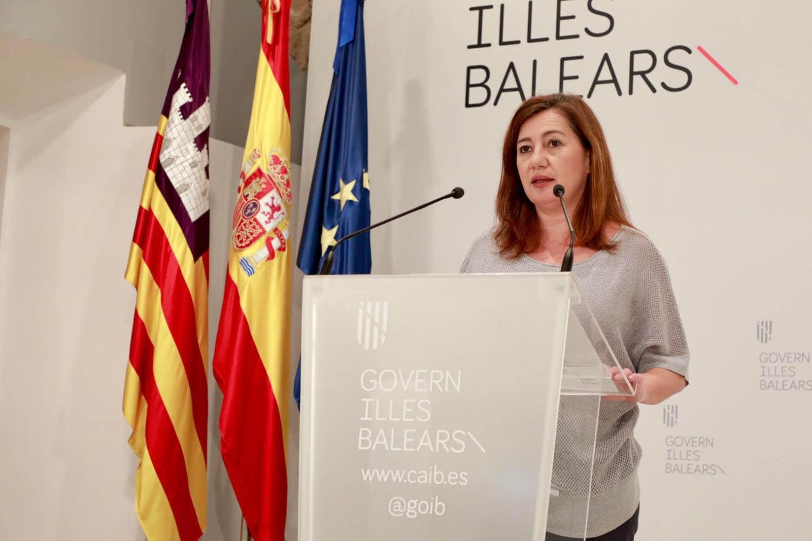 La presidenta de Baleares Francina Armengol
