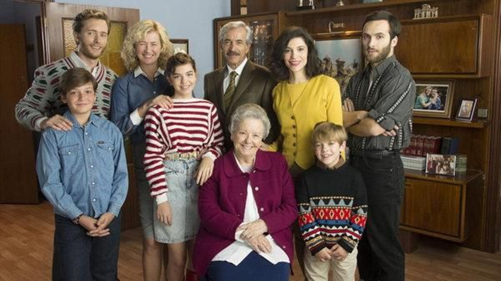 La televisiva familia Alcántara al completo.
