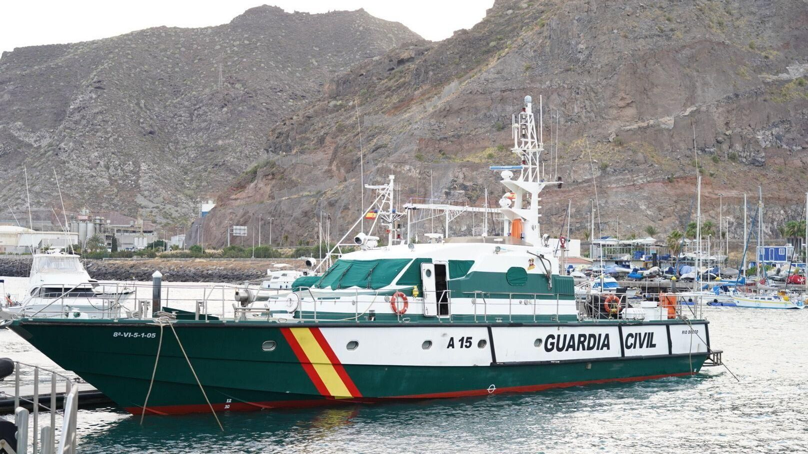 Una patrullera de la Guardia Civil en Canarias.