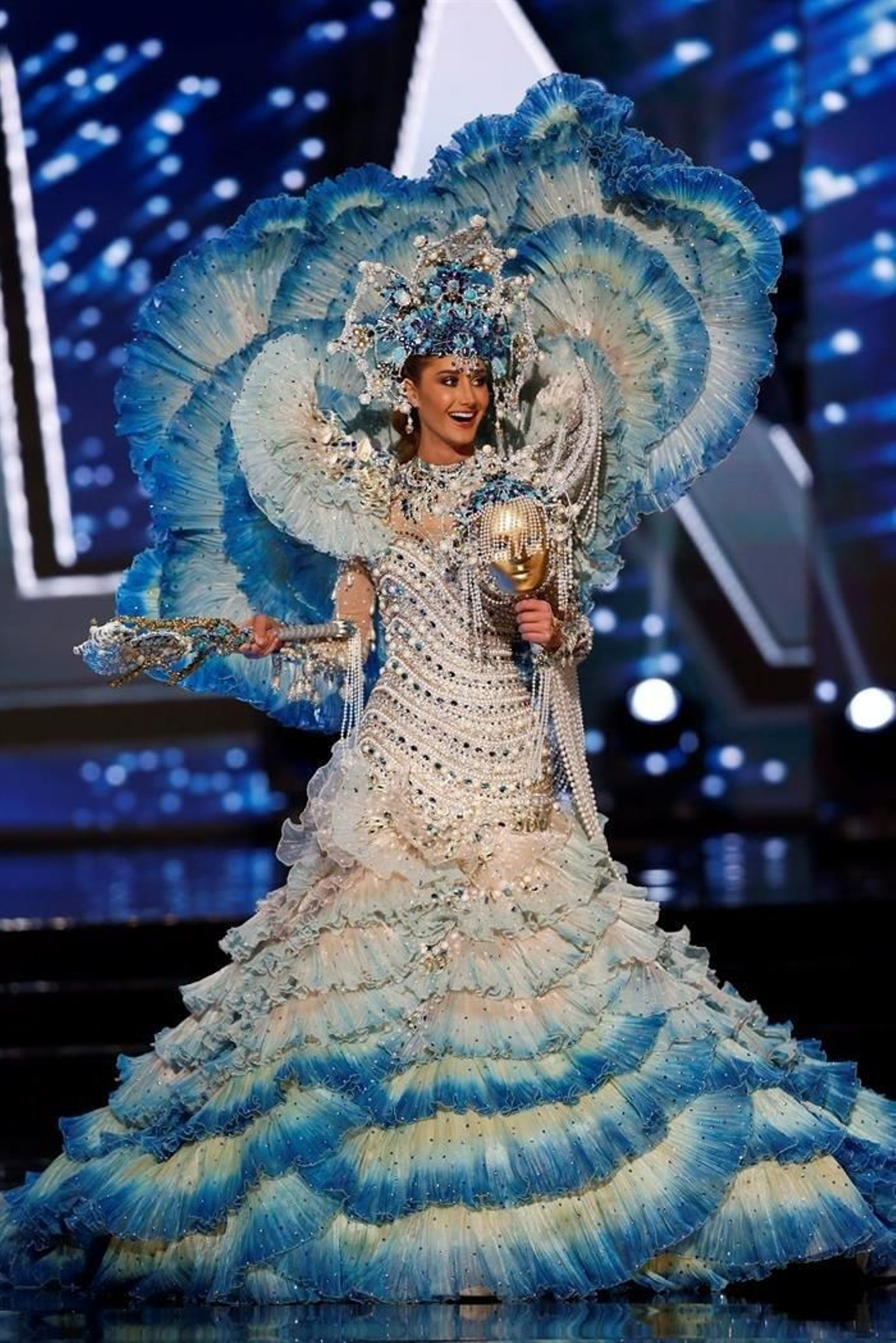 La candidata venezolana a Miss Universo, Mariam Habach