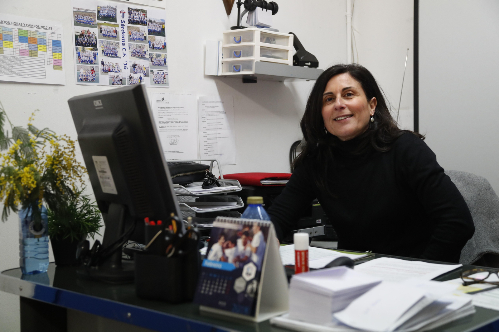 La presidenta del Sárdoma, Begoña Aldao.