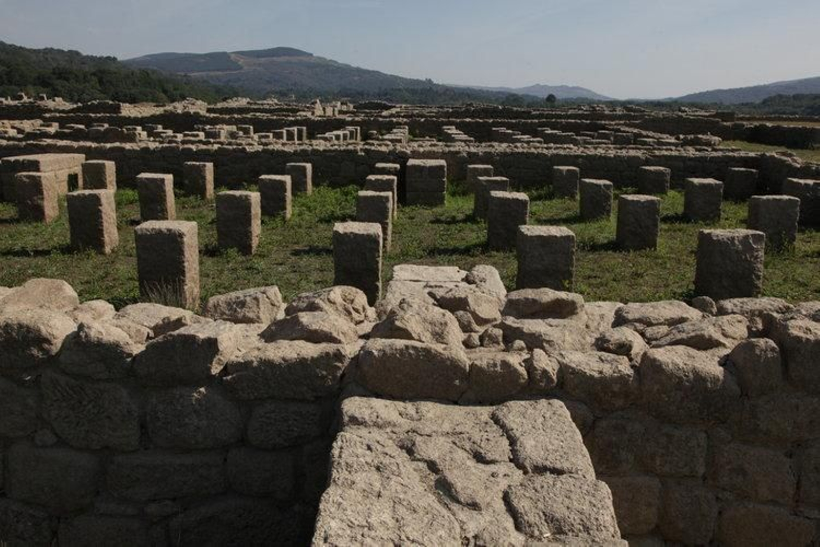 El yacimiento romano.