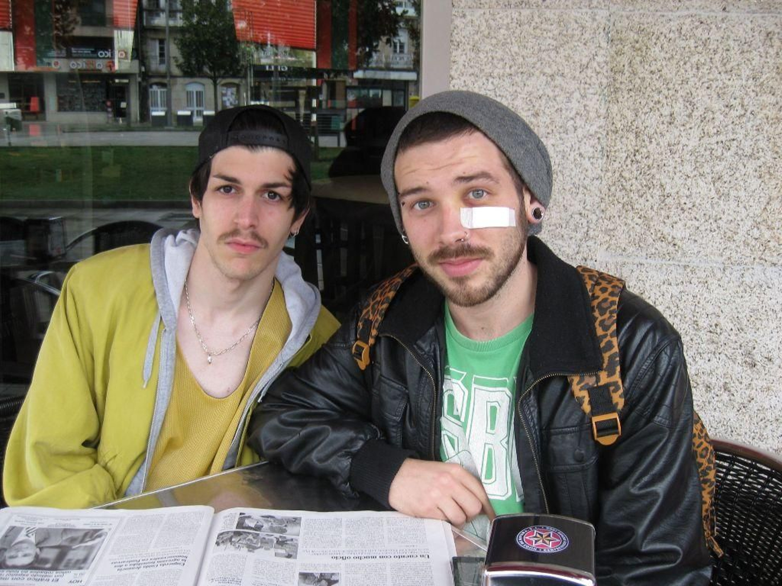 Abel y Abraham contaban ayer a este diario su odisea del viernes.