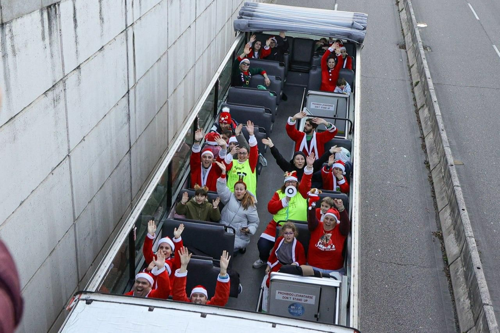 Galería | Los papanoeles moteros toman Vigo