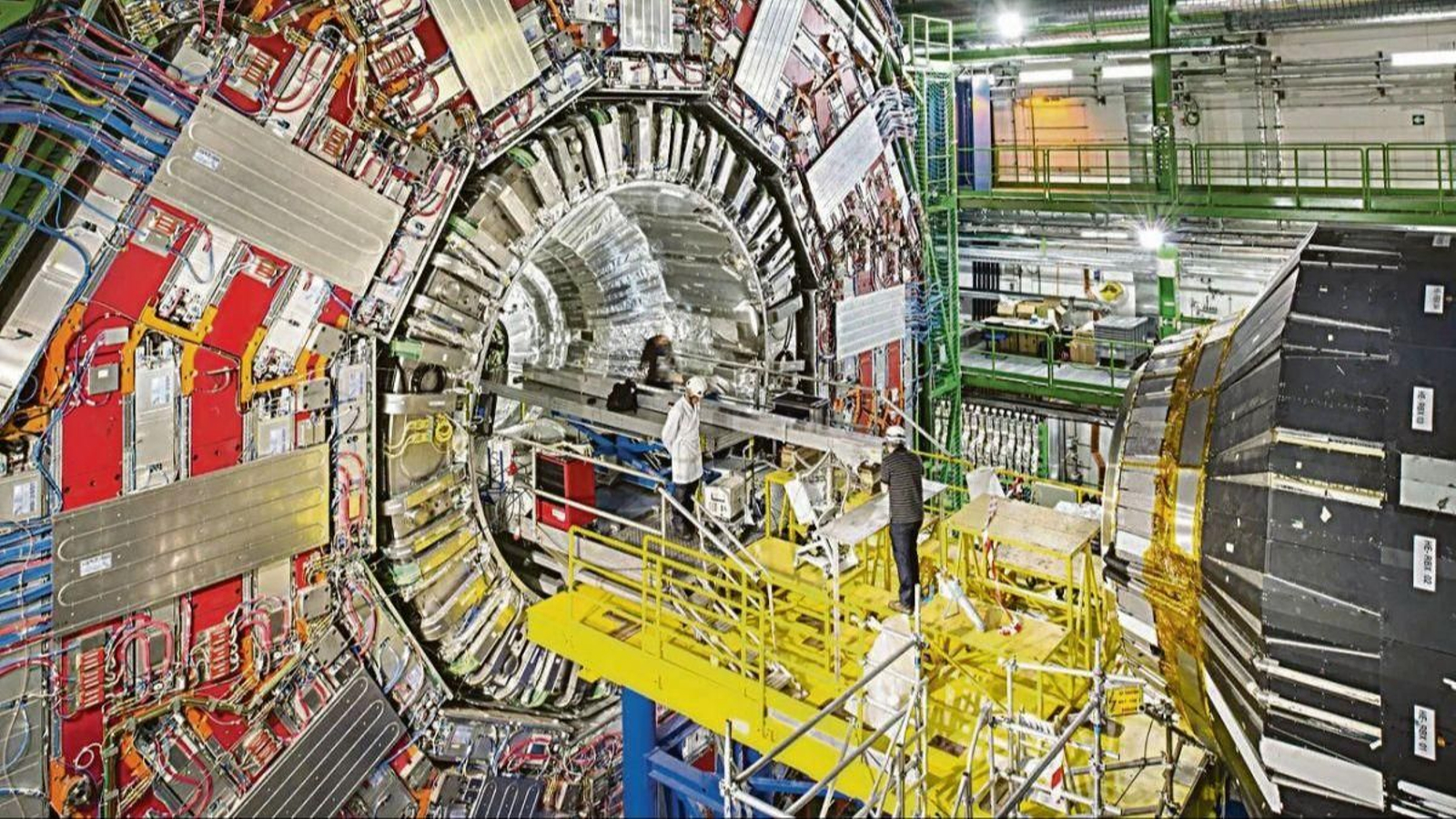 Imagen del al Gran Colisionador de Hadrones, en el CERN.